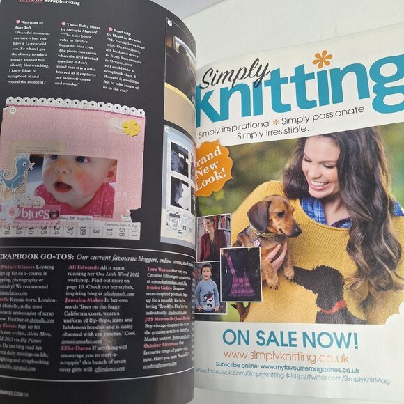 Mollie Makes UK Magazine 2011 Issue 9 Book Journal Covers Embroidery No Kit - Picture 4 of 8